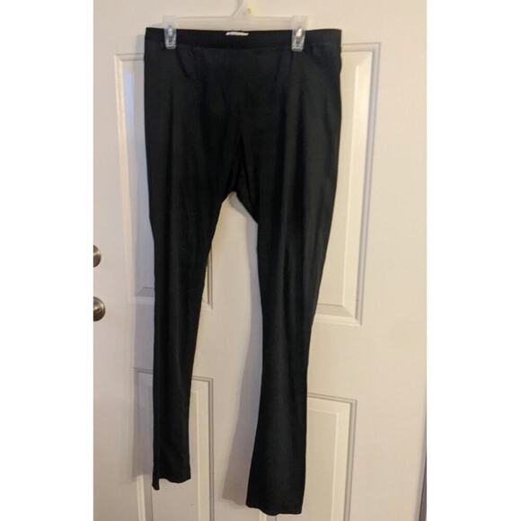 Helmut Lang Pants - Helmet Lang Pull On Black Pants Cotton, Pleated, Cotton, Large